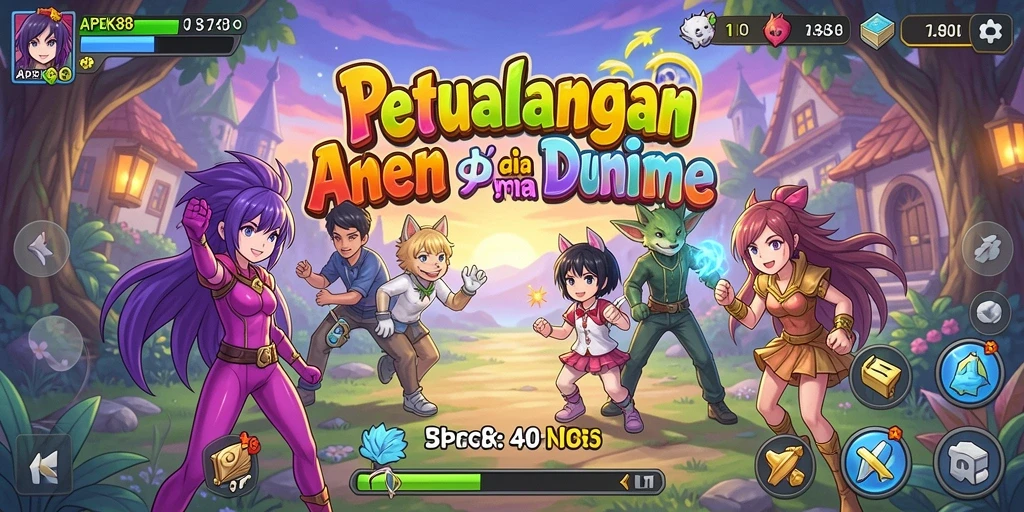 Tampilan gameplay APEK88 yang penuh aksi dan warna.