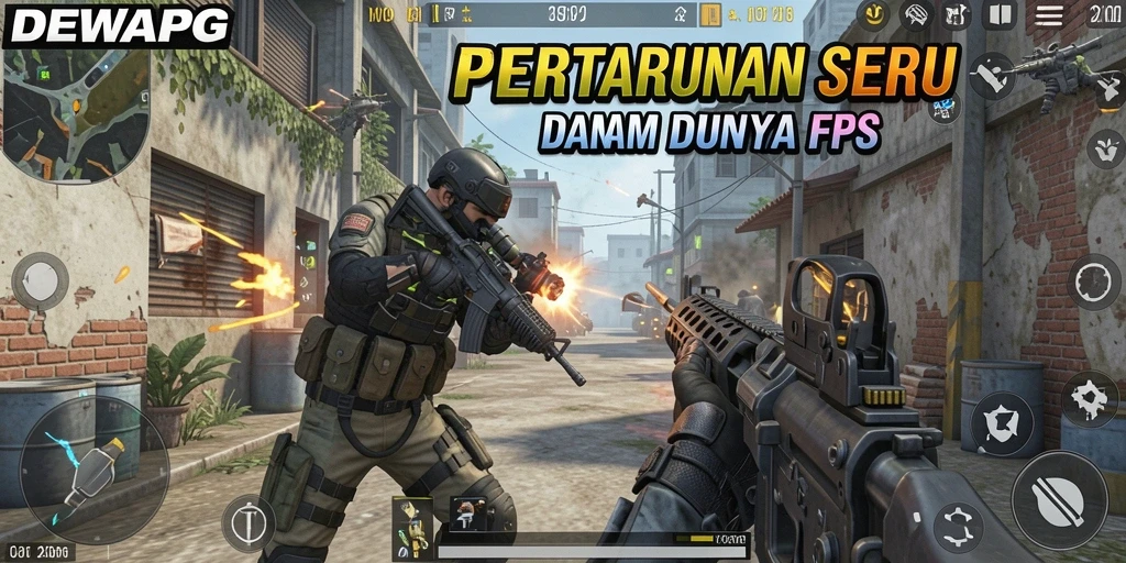 Tampilan gameplay DEWAPG yang sangat mendebarkan dan penuh aksi.