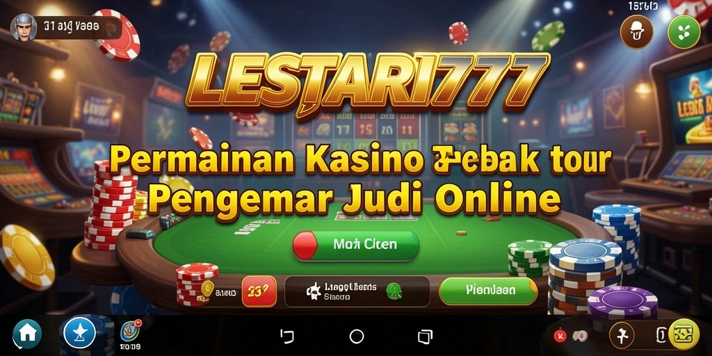 Gameplay seru LESTARI777 dengan banyak pilihan permainan Kasino.