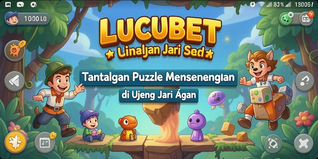 Screenshot gameplay LUCUBET menampilkan tantangan puzzle yang menarik.