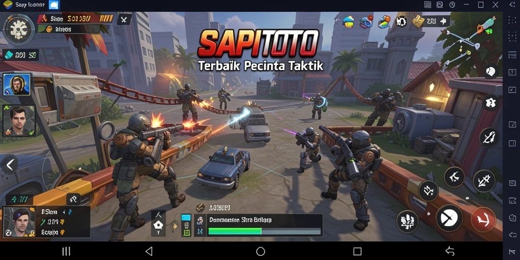 Tampilan gameplay menegangkan dan strategi yang mendebarkan di SAPITOTO.