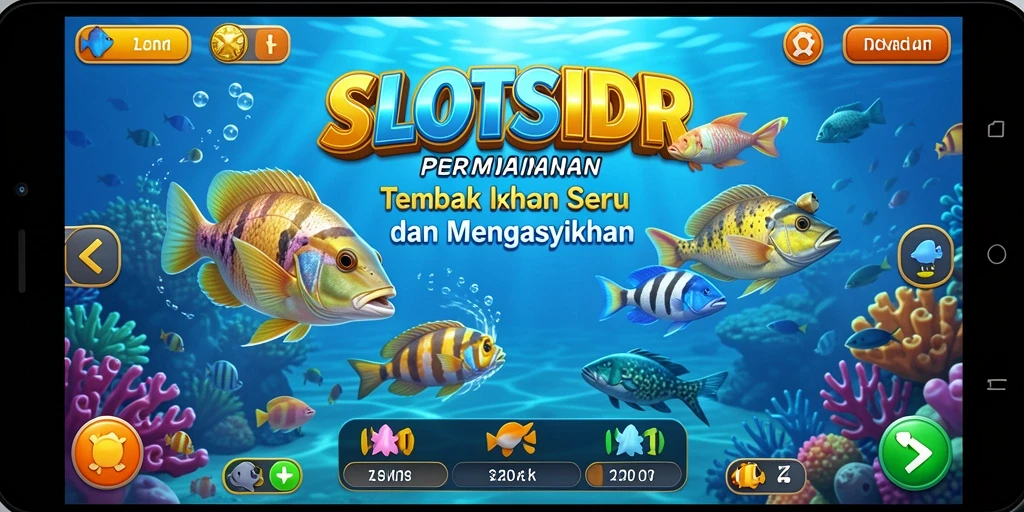 Gameplay Tembak Ikan yang seru dan menegangkan di SLOTSIDR.