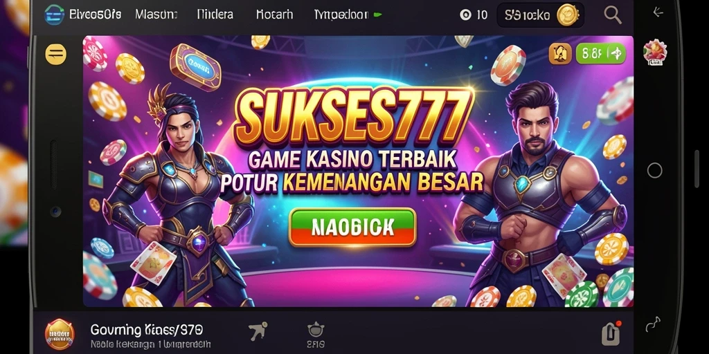 Tampilan menarik dari gameplay SUKSES777 yang menghibur.