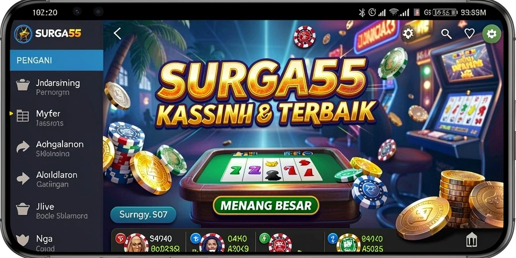 Tampilan gameplay menarik dan seru dari SURGA55 dengan fitur kasino terbaik.