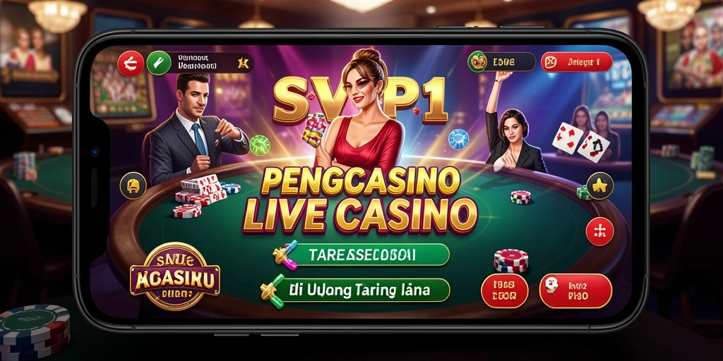 Tampilan menarik dari gameplay SVIP1 yang seru di Live Casino.