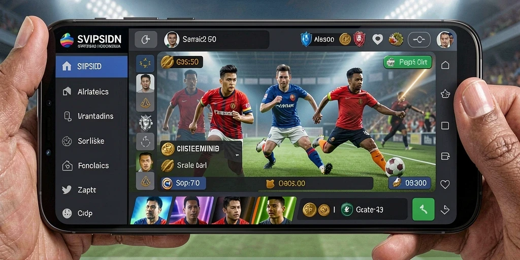 Tampilan screenshot utama SVIPSIDN menampilkan interface sportsbook yang intuitif.