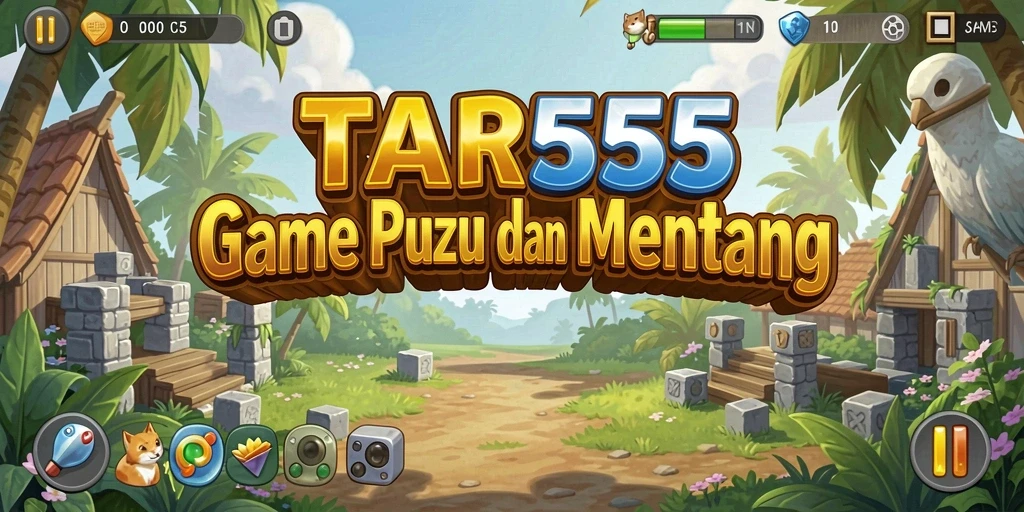 Tampilan gameplay TAR555 yang menarik dan penuh tantangan puzzle.