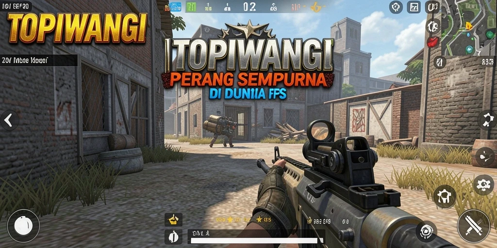Tampilan aksi seru dalam gameplay TOPIWANGI