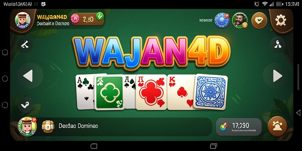 Tampilan gameplay seru di WAJAN4D dengan teman-teman.